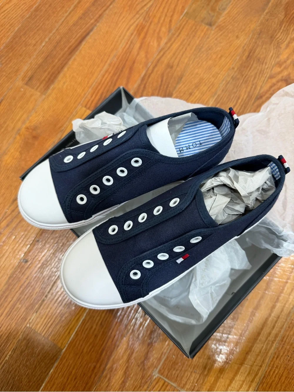 Tommy Hilfiger Kids Laceless Sneakers